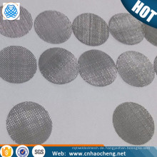 Fine stainless steel wire mesh screen for smoking pipes Tobacco Smoking filter screen